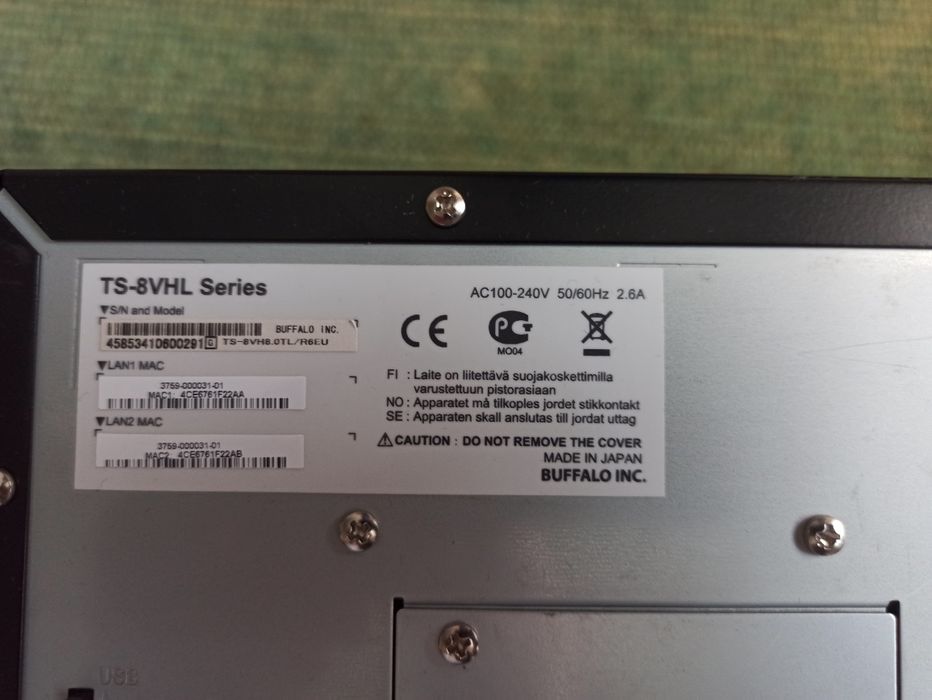 Мережеве сховище BUFFALO TS-8VHL
