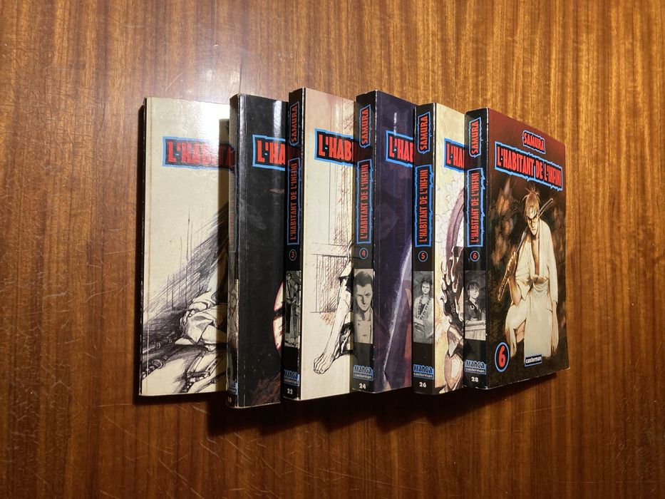 6x Livros Manga L’habitant de l’infini