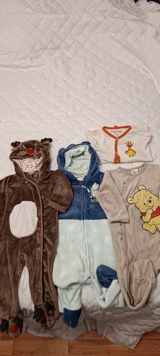 Pajacyk kombinezon piżama śpiochy dla chłopca rozmiar 86 i 92 ubrania