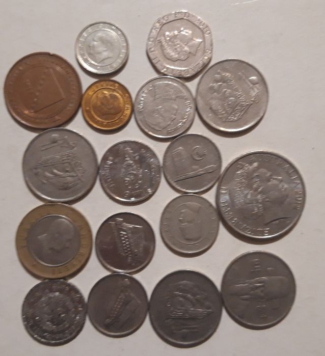 Монеты разных стран мира.