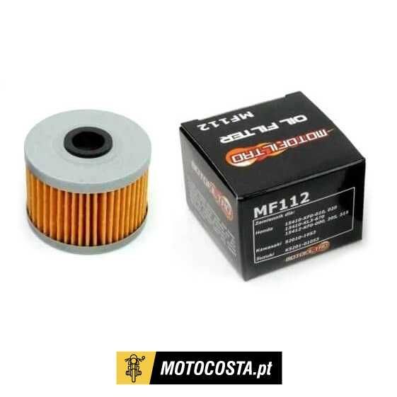 Filtro de Óleo Motofiltro MF112 para moto 4 tempos
