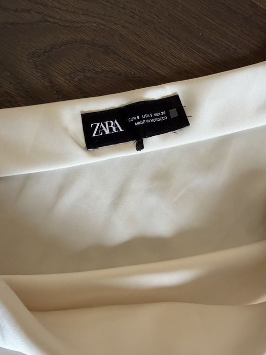 Zara юбка сатин s