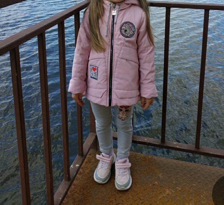 Демисезонна куртка для дівчинки, куртка для девочки демисезонная