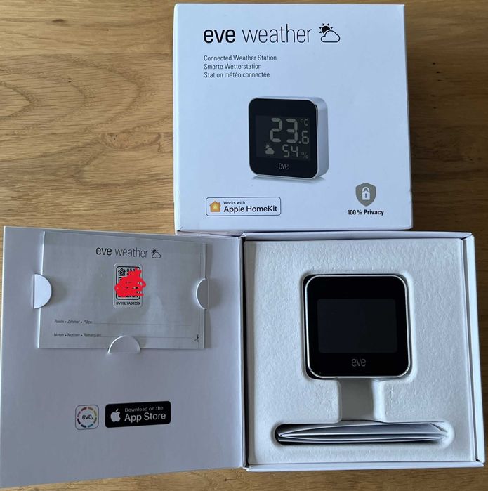 Zewnętrzny Eve Weather 20EBS9901 THREAD - Apple Homekit