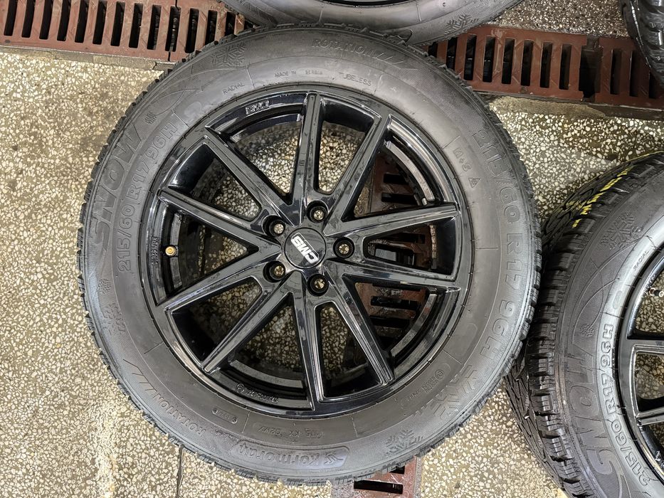 Alufelgi 17’ z oponami Kormoran 215/60/17 5x112 Audi Volkswagen Mercedes