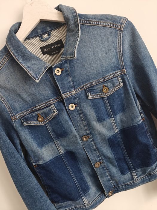Kurtka Jeansowa Marc O'Polo styl Patchwork damska L/XL