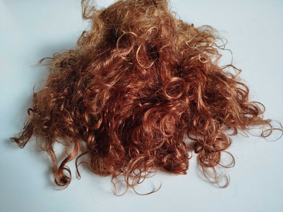 Peruka sztuczna rude włosy do rozczesania