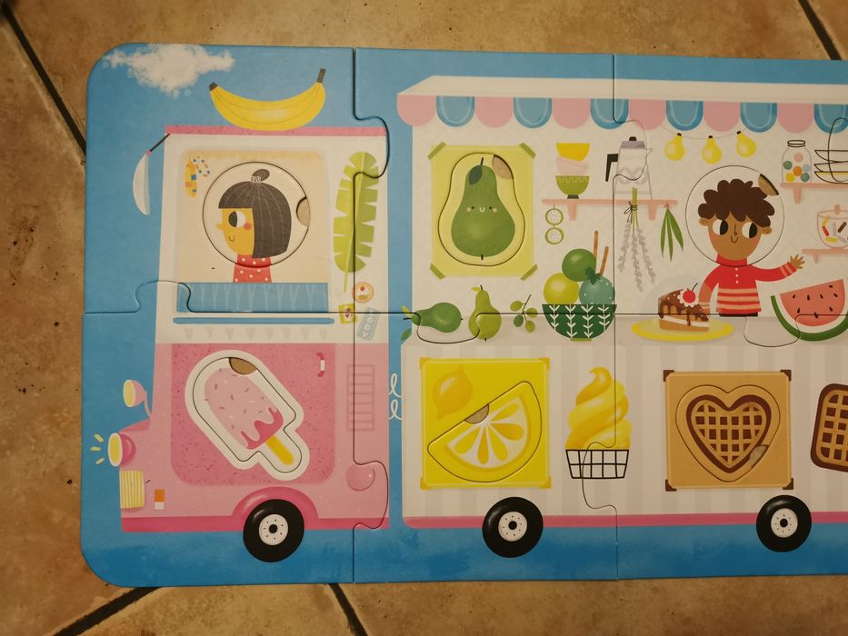Puzzle lody czuczu dla dzieci 2+