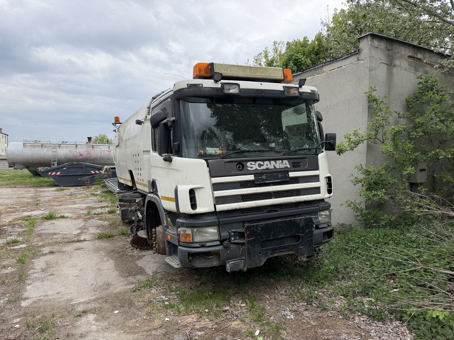 Scania p94 sprawna to co na zdjeciach zamiatarka