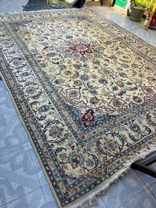 Tapete Persa Nain Original 340x250 cm – Feito à Mão