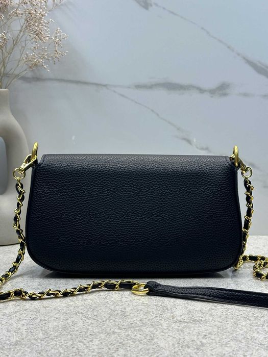 Шкіряна сумка Tory Burch Britten Crossbody Black / Тори Берч Оригинал