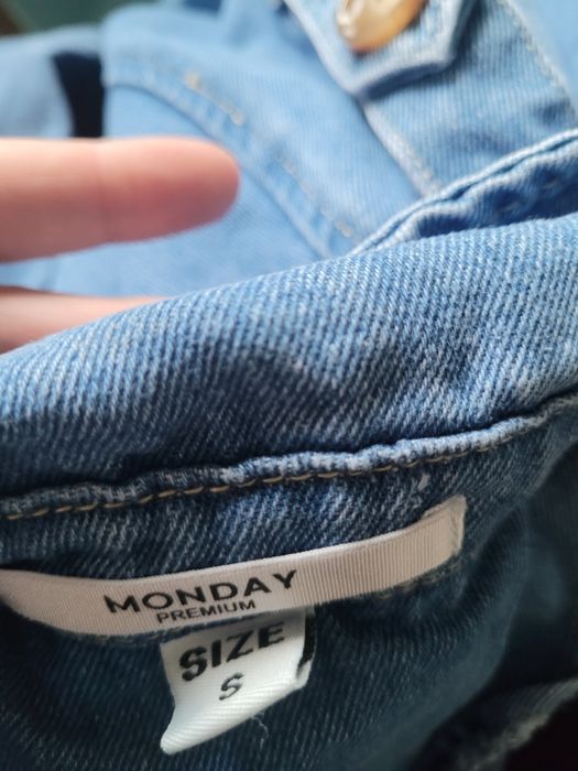 Płaszcz Jeansowy rozmiar S