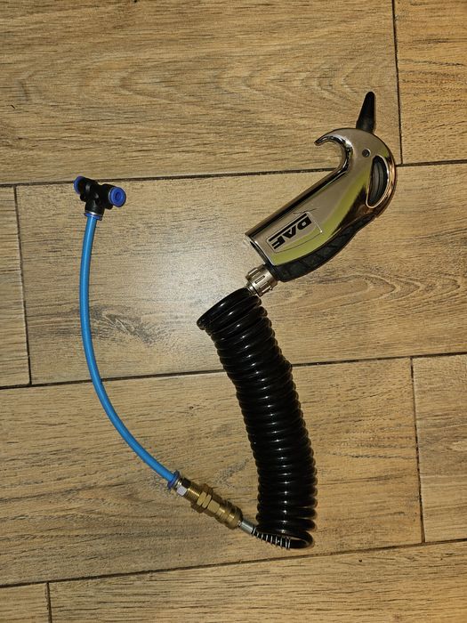 Oryginalny pistolet powietrzny DAF do kabiny plus wąż do pompowania