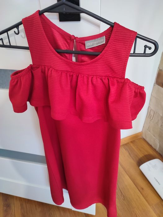 Czerwona sukienka Hiszpanka 158