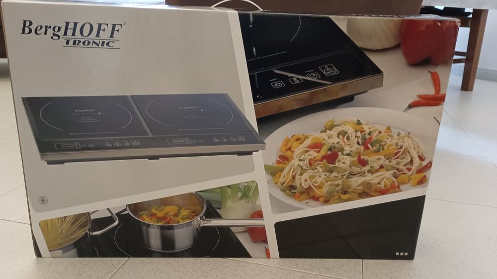 Fogão de indução duplo NOVO