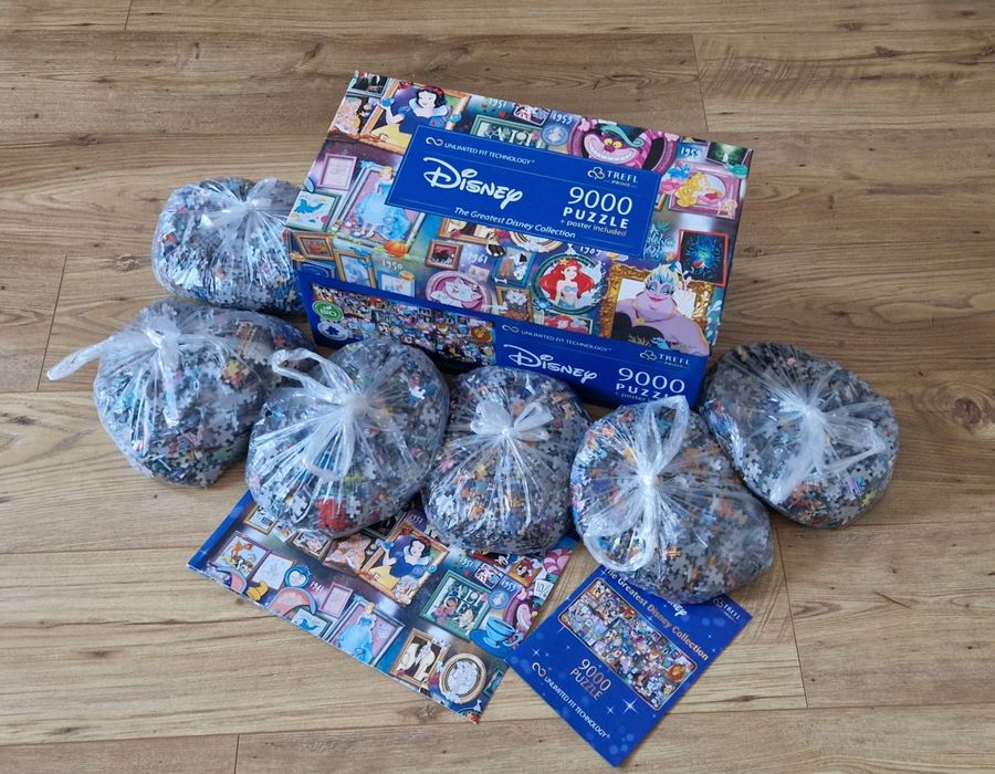 Puzzle 9000 elementów Trefl limited edition Disney 6x 1500 panorama