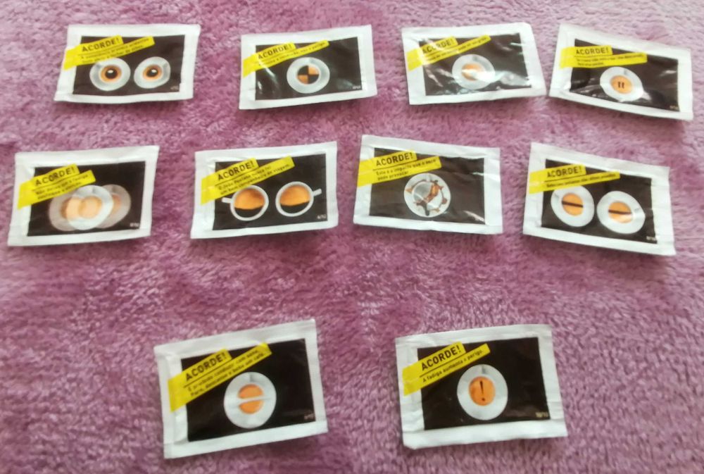 Diversas coleções Pacotes de Açúcar - Nicola