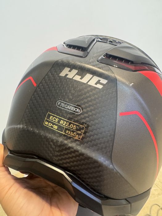 Як новий! Мотошолом HJC F70 КАРБОН Carbon Ubis М (унісекс)