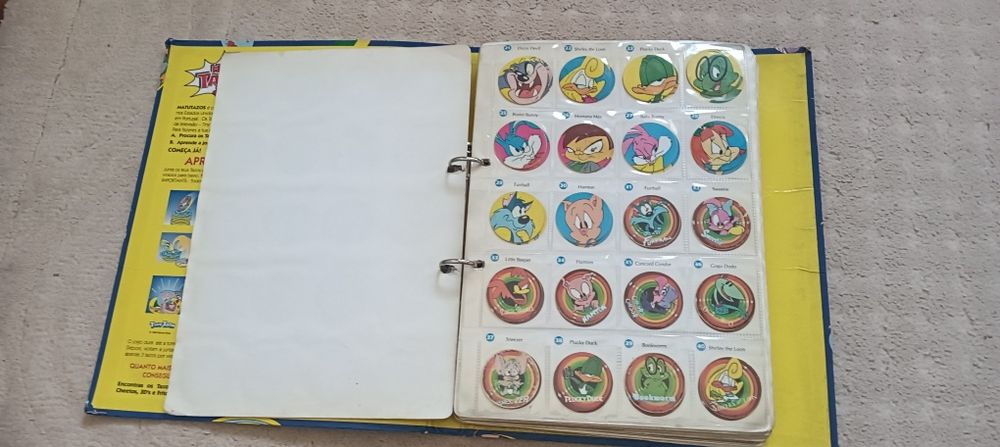 Caderneta tazos completa 1995