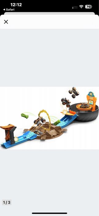 Hot Wheels Monster Trucks Opona Kaskaderska arena