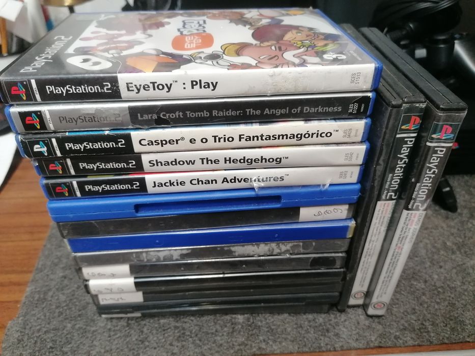 Playstation 2 Fat com jogos
