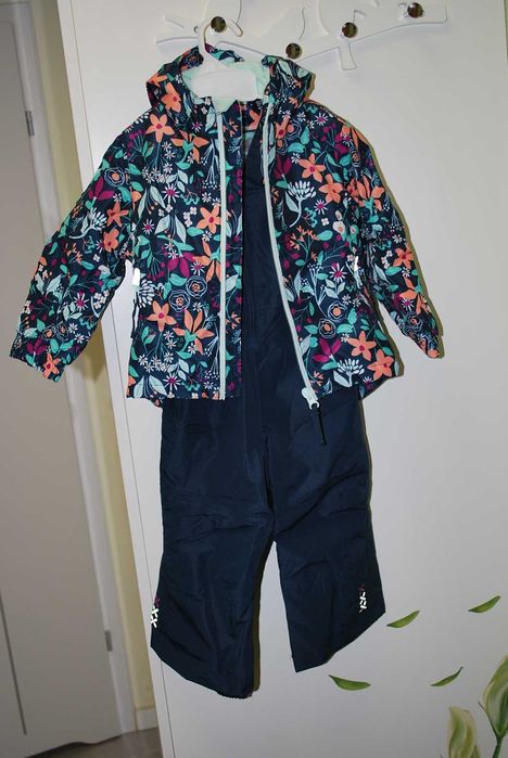 nowy komplet narciarski zimowy dziecięcy spodnie kurtka 86 92