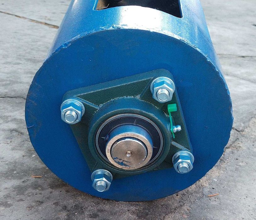 Шнековый погрузчик Ø159*4м*380В с подборщиком зерна, винтовой конвейер