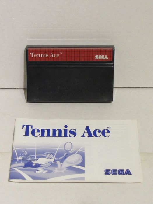 Sega Master System Tennis Ace Game – Complete Set64738687634818124
