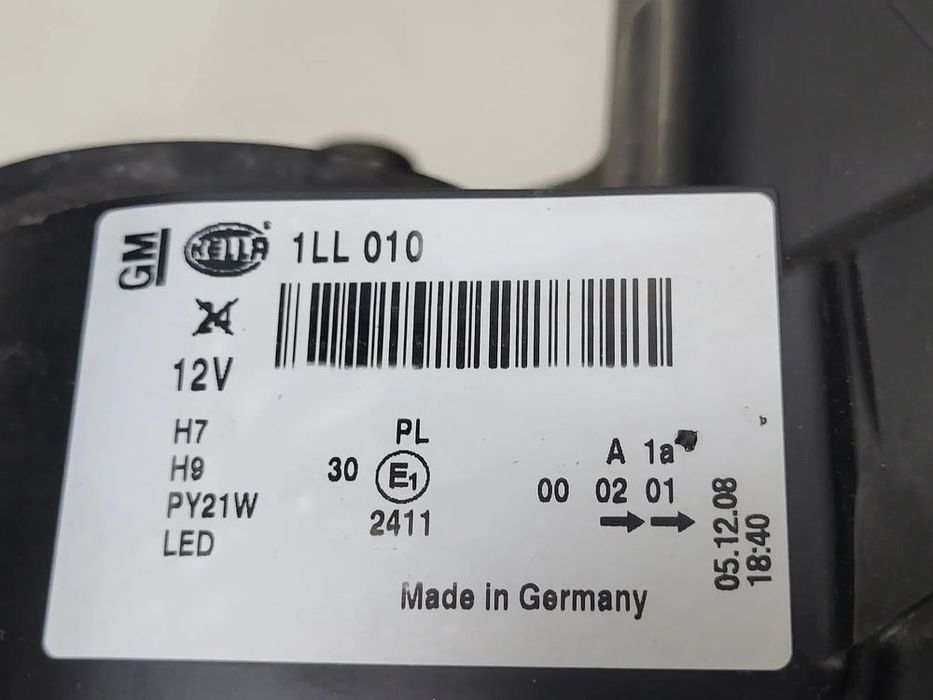saab 93 lift 07-12 lewa lampa h7 kompletna eu