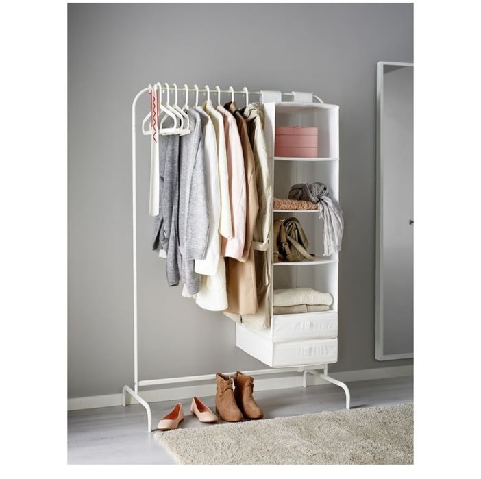 Chariot  branco em ferro ikea