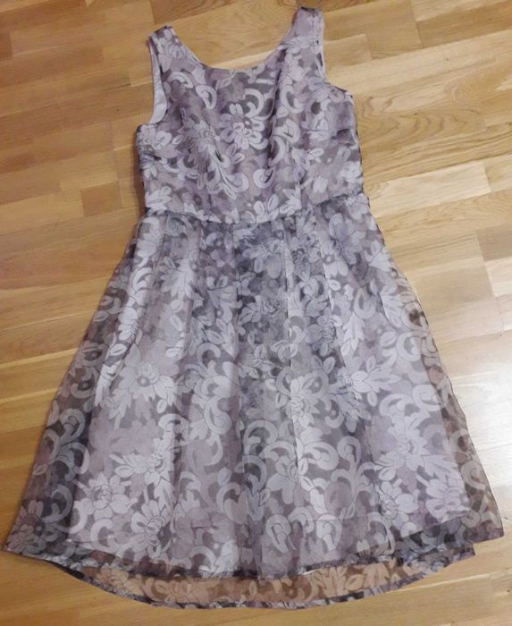 Sukienka SOLAR, roz.40, w tonacji popielu