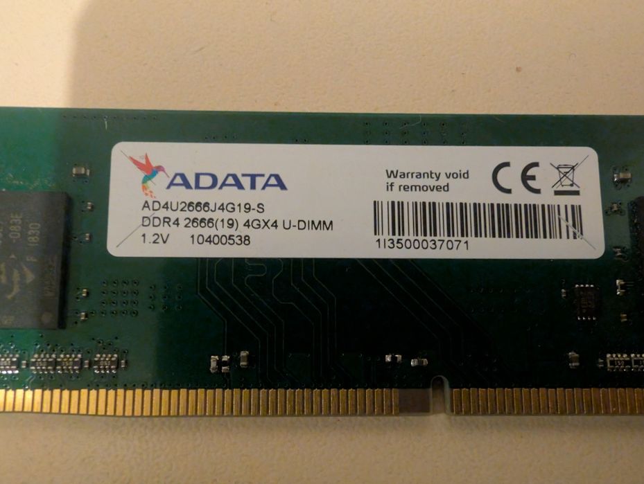 Оперативная память ОЗУ DDR4 4gb 2666 MHz ADATA cl19