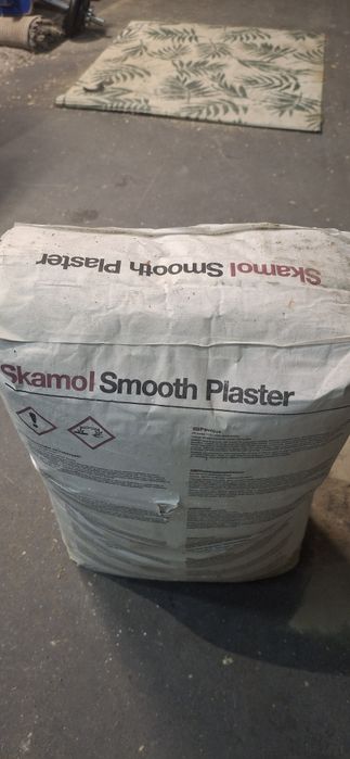 Skamol smooth plaster 15kg tynk kominek + gratis