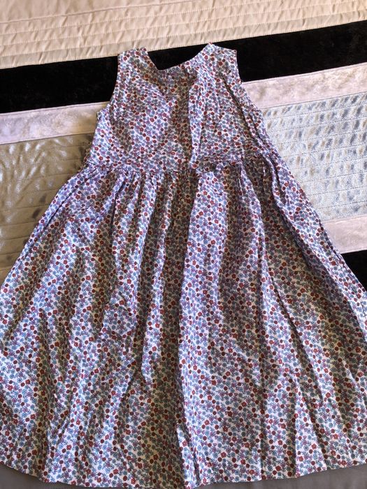 Vestido floral zippy - como novo - menina