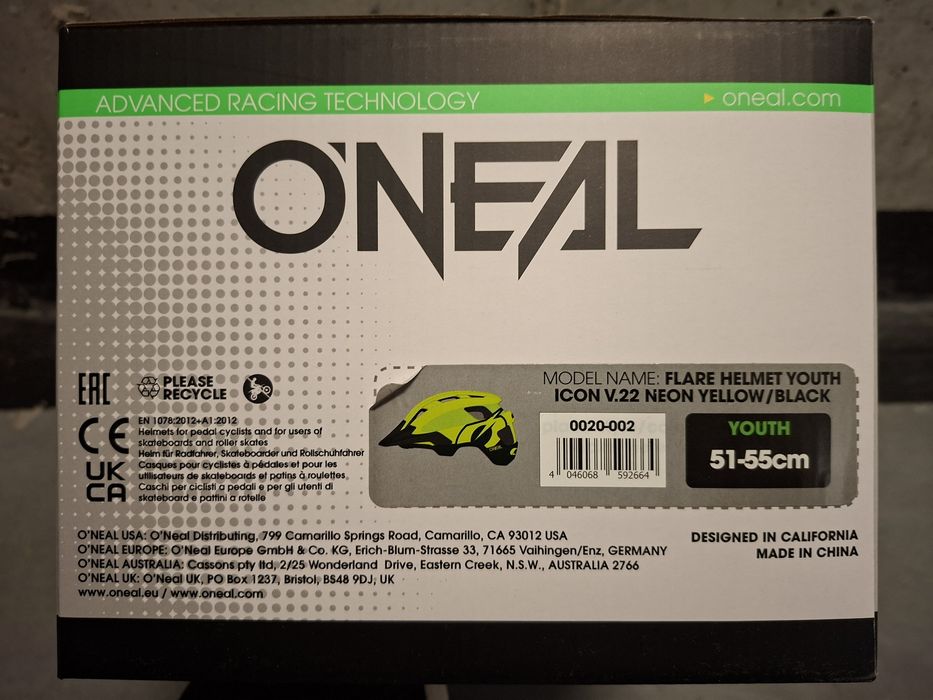 Kask O'Neal Flare Youth 51-55 cm