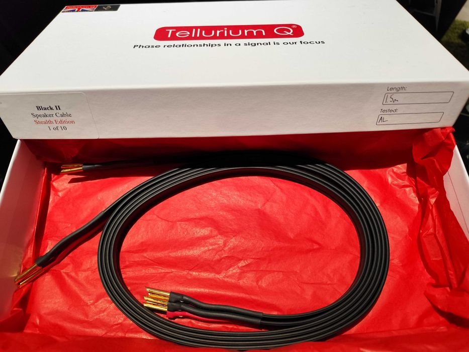 Tellurium Q Black II Speaker 2x1,5m Stealth Edition! LIMITOWANY !!