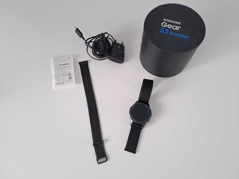 Samsung Galaxy Gear S3 Frontier – sprawny, z akcesoriami