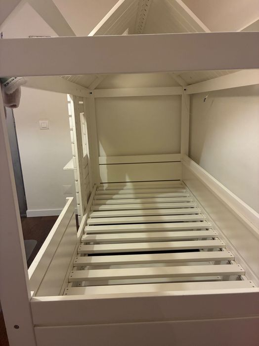 Cama Casinha em Madeira – Feita por Medida | 90x200 + 2ª Cama