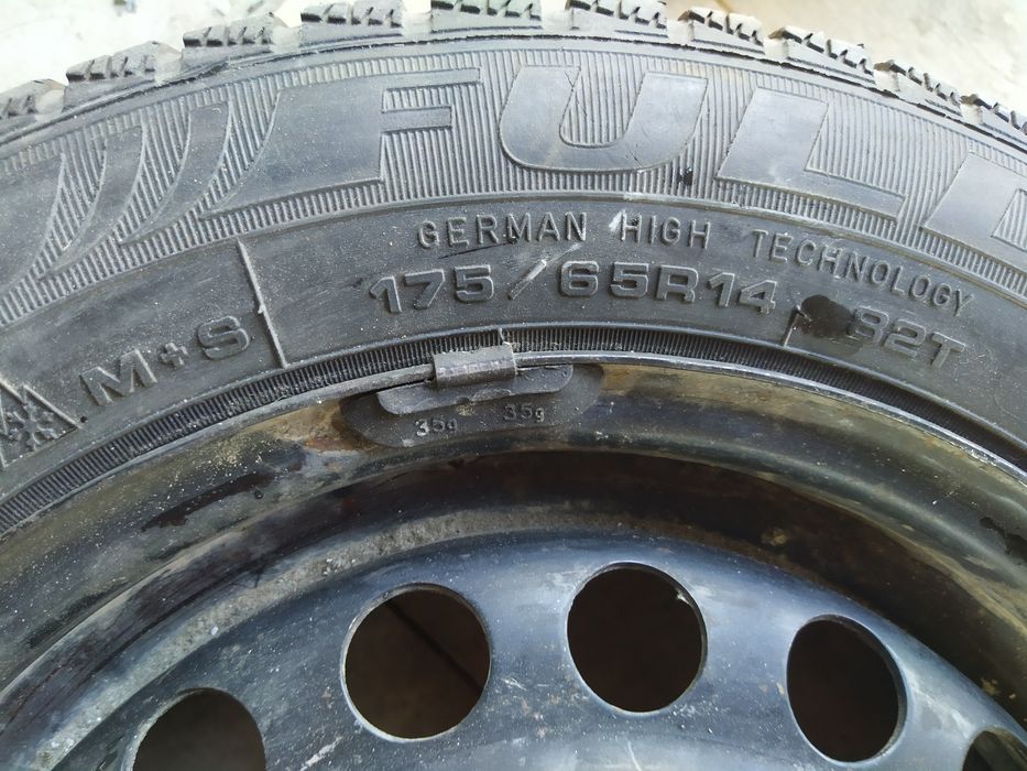 Koło opona  stalowa 175/65 R14: