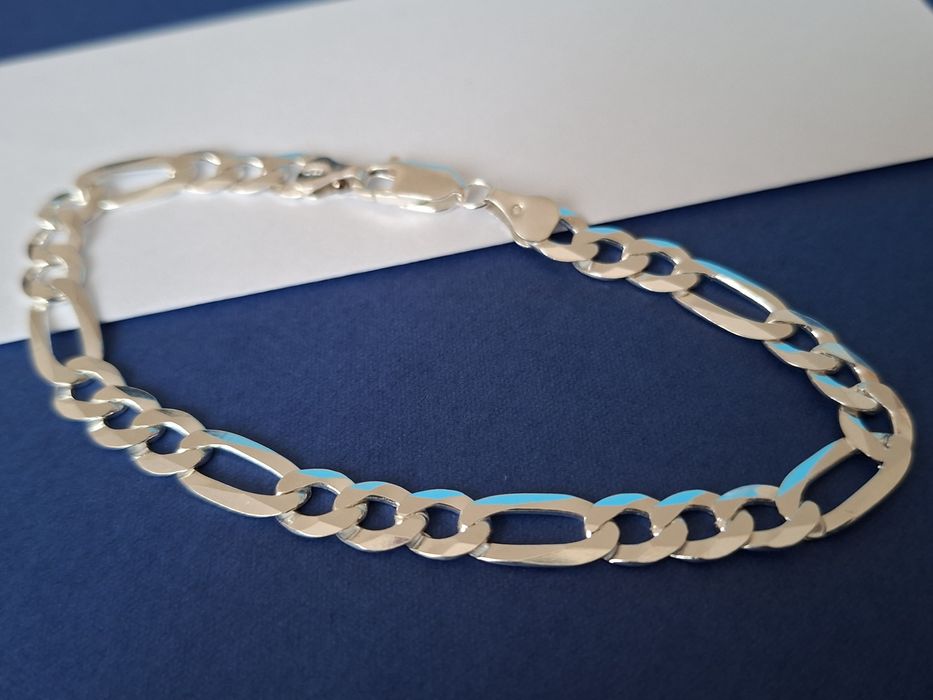 Męska srebrna bransoletka pr.925