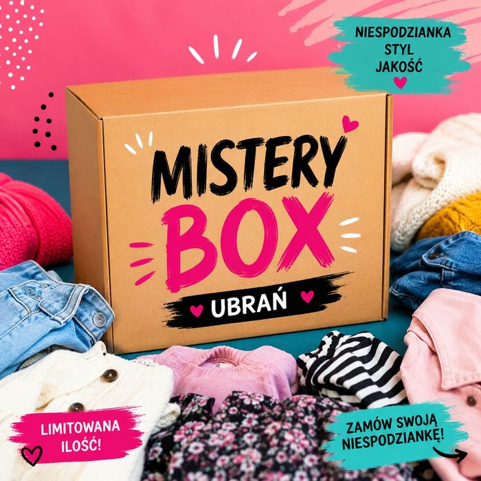 Paczka ubrań damskich paka mistery box rozmiar M