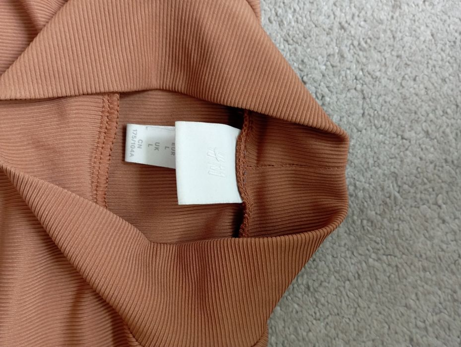 Golf damski brązowy