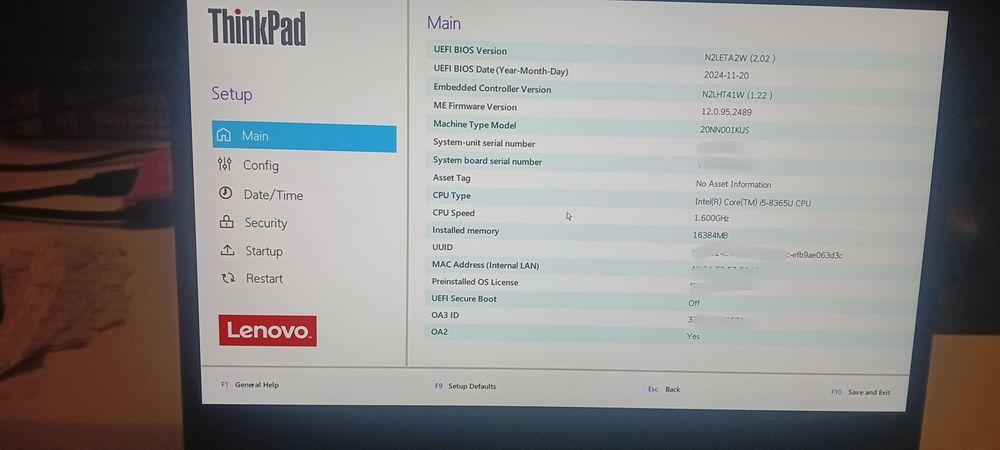 продається ноут, Lenovo ThinkPad X390 Yoga, 13", 512, 16gb, Тач екран