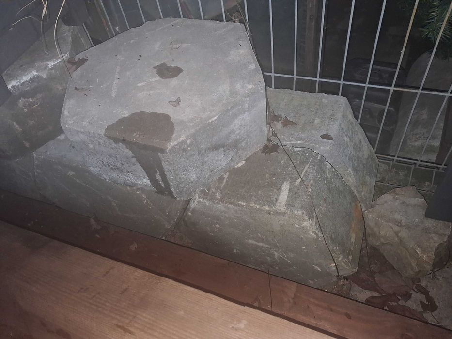 Trylinka 1/2-15szt. i cała 23 szt., betonowa