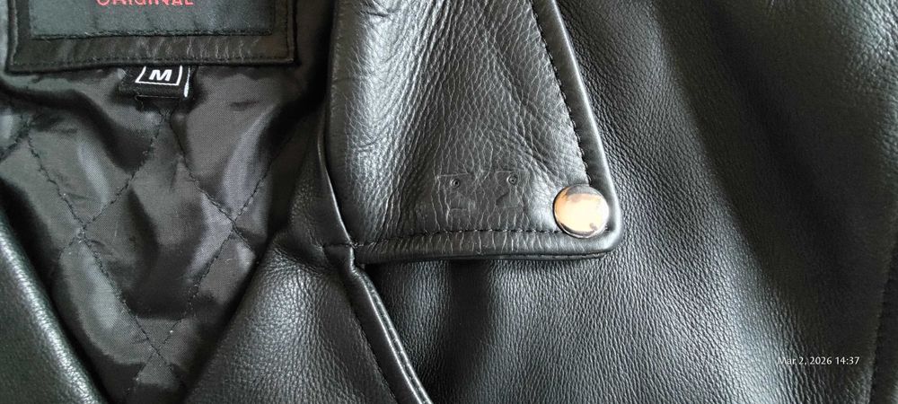 Ramoneska, 100% skóra cielęca.