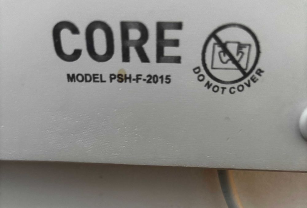 2 Aquecedores de Parede CORE PSH-F-2015 – Bom Estado