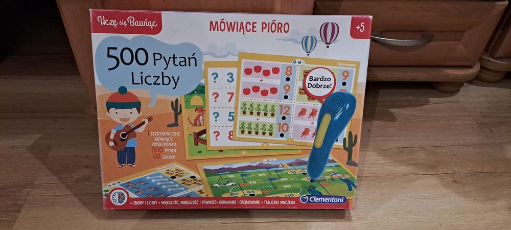 Uczę się bawiąc. Mówiące Pióro 500 pytań - Liczby Clementoni
