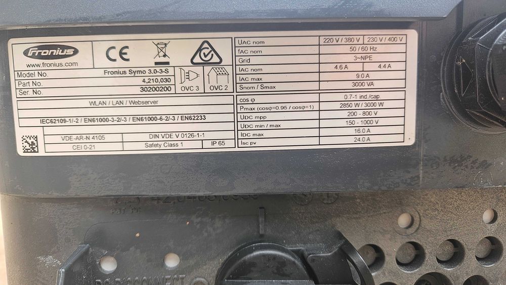 FRONIUS SYMO 3.0-3-S (2034 Gwarancja!) Falownik