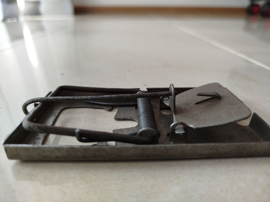 Łapka na myszy solidna gruba blacha 5szt