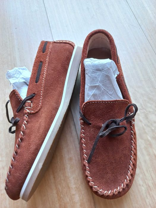 Mocassins em camurça - nr 34